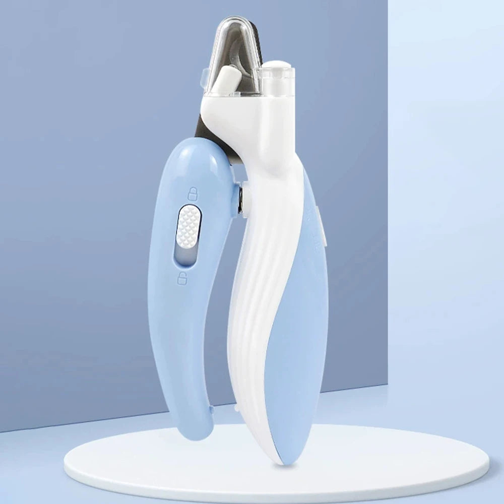1PC Cat Led Nail Clippers With Lights - Anti-Blood