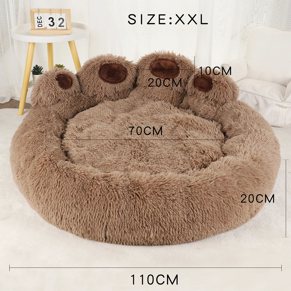 Pet Dog Sofa Beds for Small Dogs Winter Warm Accessories Large Dog Bed Mat Pets Kennel Plush Medium Basket Puppy Cats Supplies