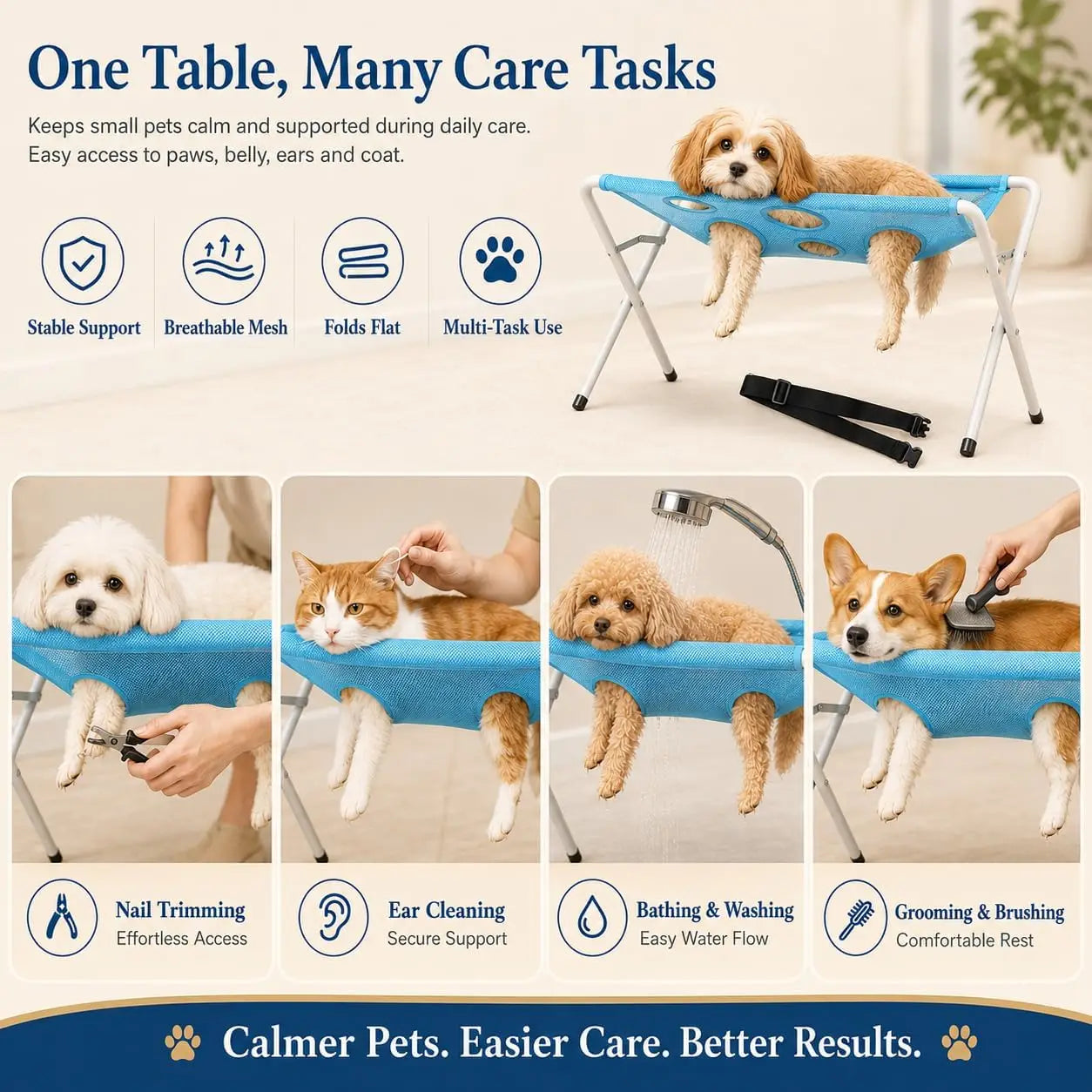 Pet Dog bath stand