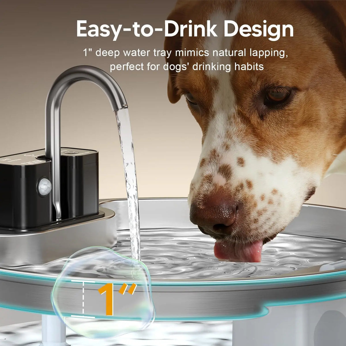 7L Stainless Steel Wireless Recharging Sensor Cat Water Pet Dispenser Bowl