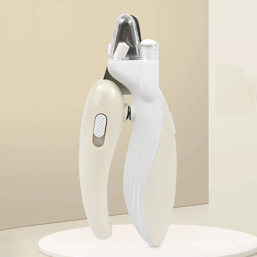 1PC Cat Led Nail Clippers With Lights - Anti-Blood