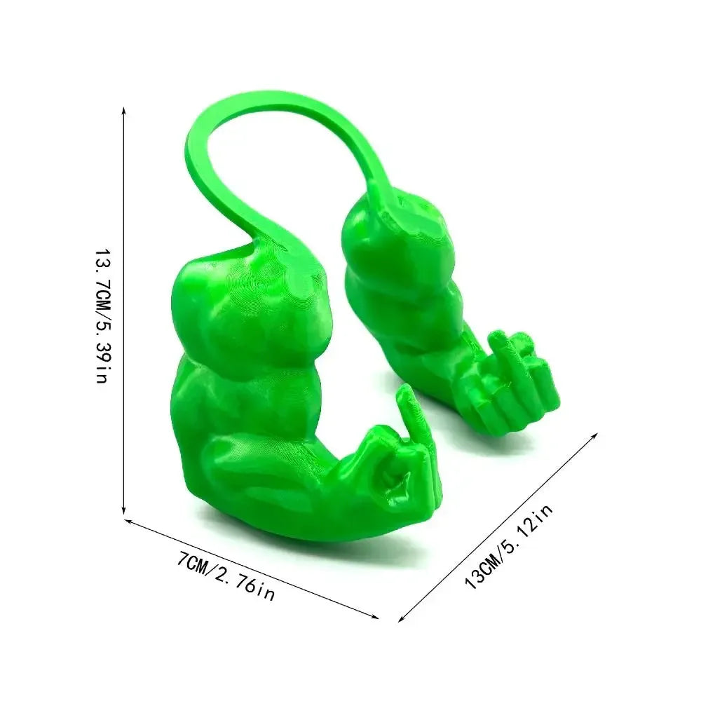 3D Printed Cat Muscle Arms Funny Finger Cosplay Prop Realistic Neck Arm Covers for Halloween Party