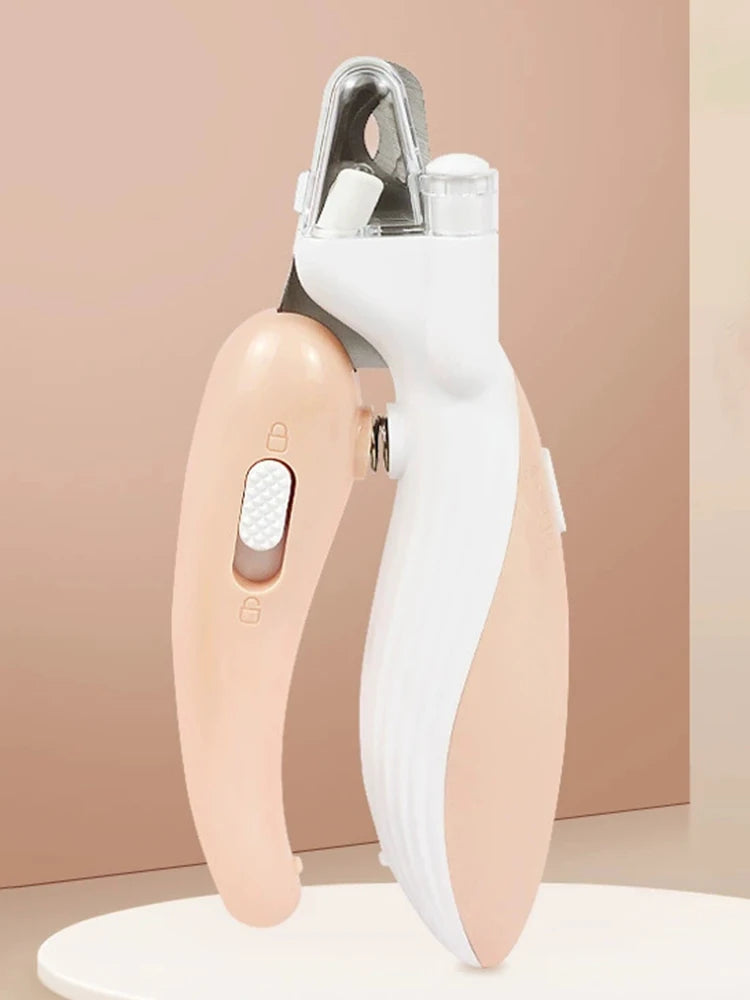1PC Cat Led Nail Clippers With Lights - Anti-Blood
