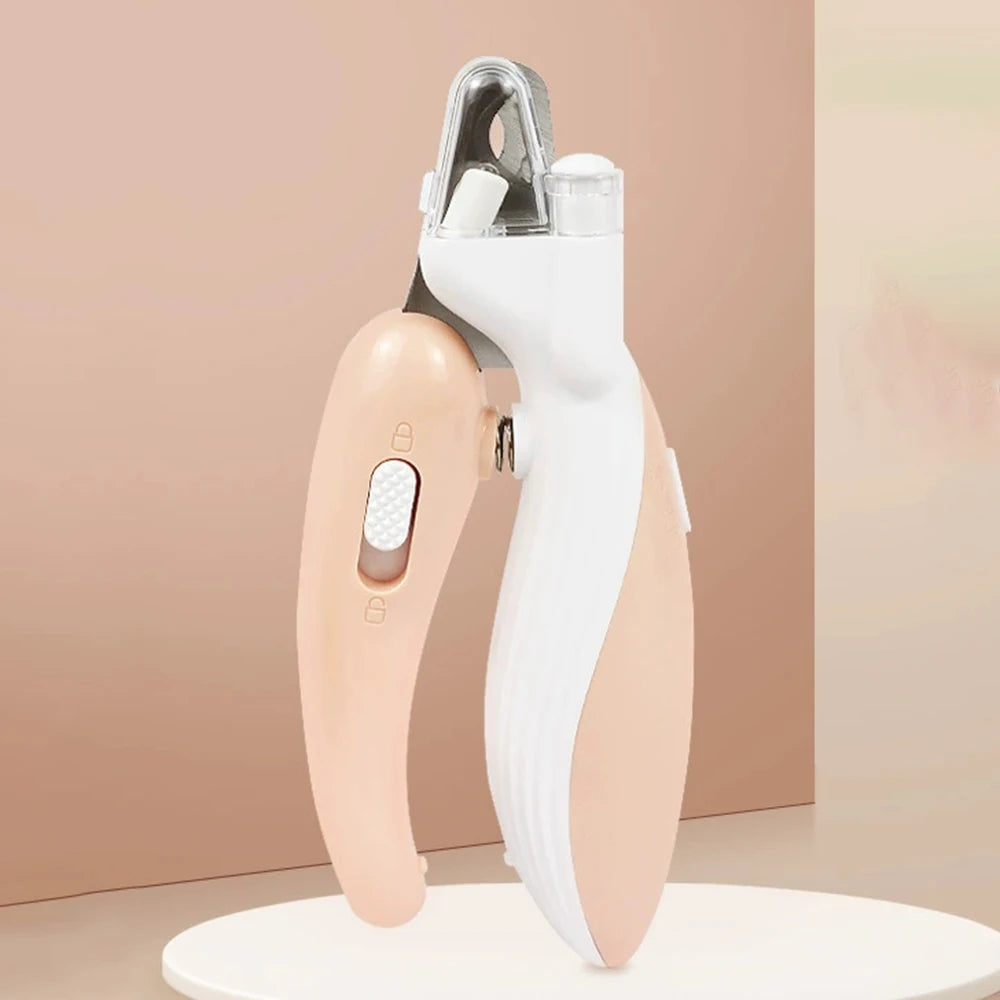 1PC Cat Led Nail Clippers With Lights - Anti-Blood