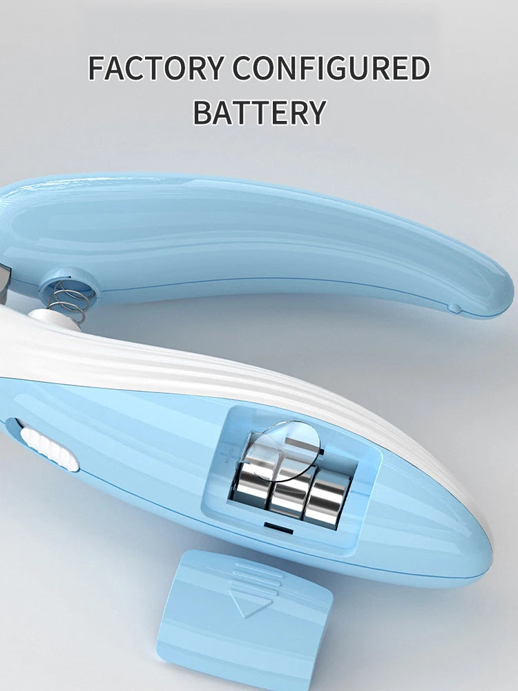 1PC Cat Led Nail Clippers With Lights - Anti-Blood