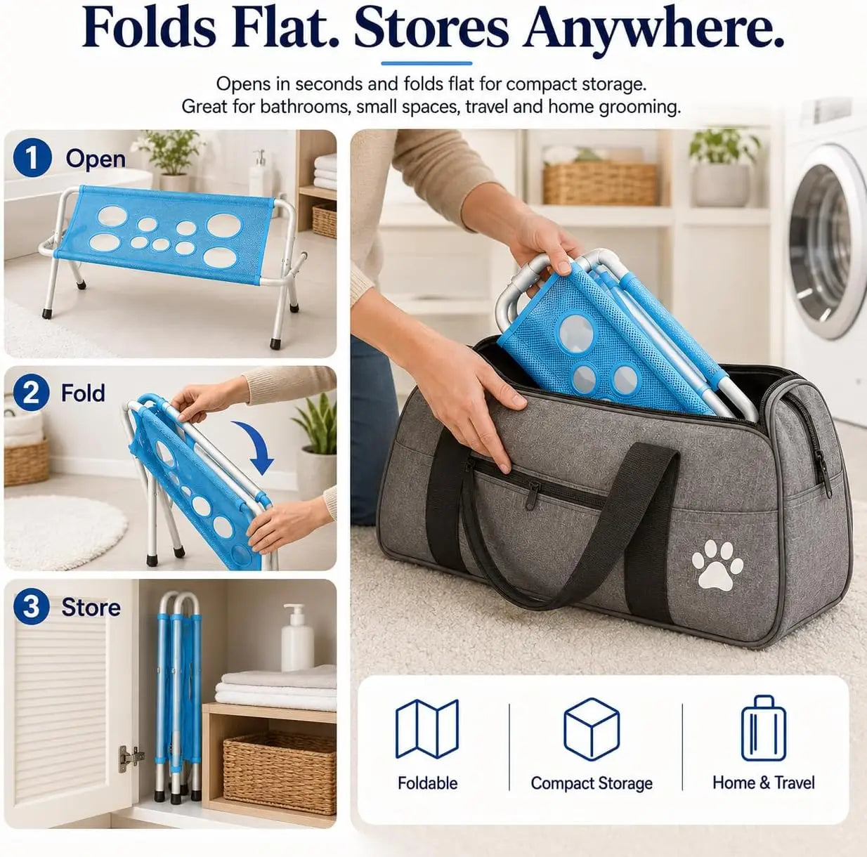Pet Dog bath stand