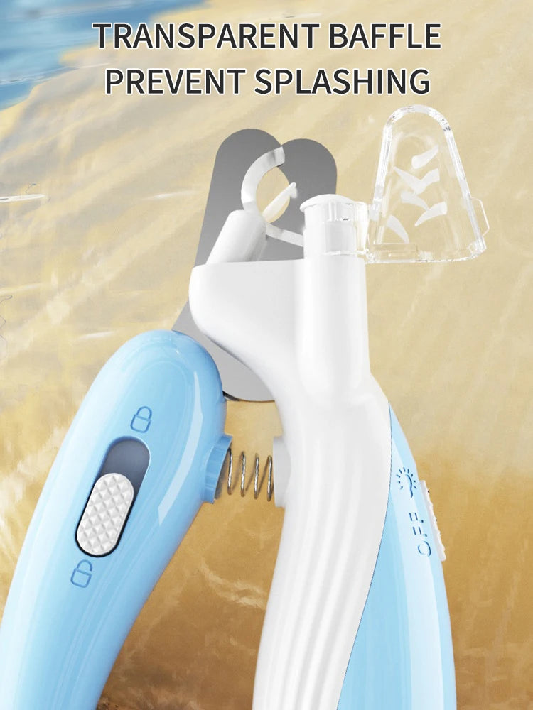 1PC Cat Led Nail Clippers With Lights - Anti-Blood