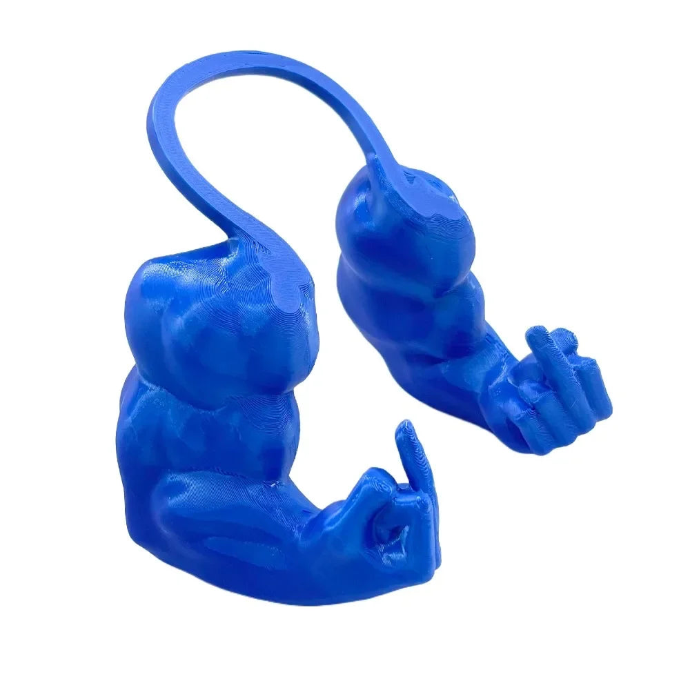 3D Printed Cat Muscle Arms Funny Finger Cosplay Prop Realistic Neck Arm Covers for Halloween Party