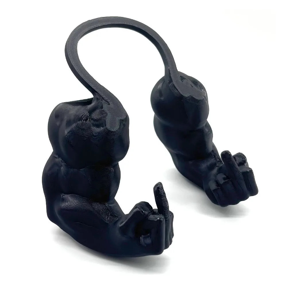 3D Printed Cat Muscle Arms Funny Finger Cosplay Prop Realistic Neck Arm Covers for Halloween Party